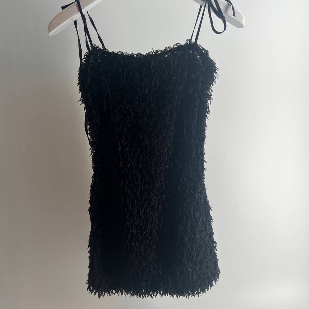 Forever 21 Black Feather Dress